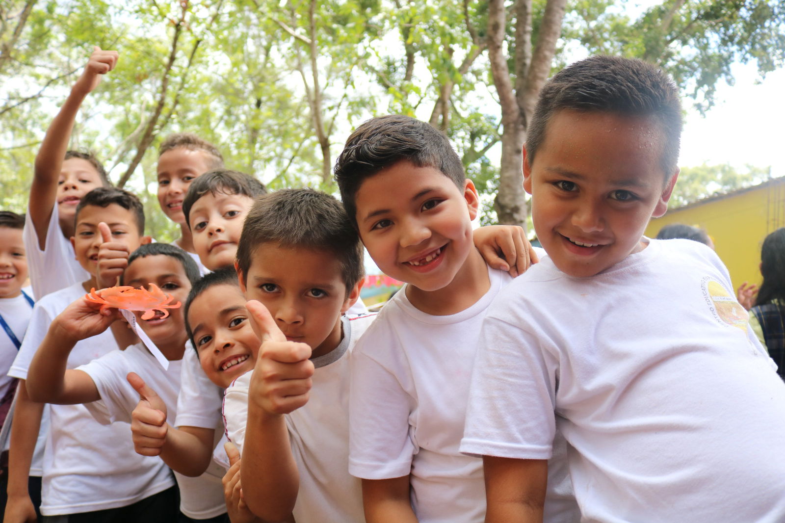 Children smiling